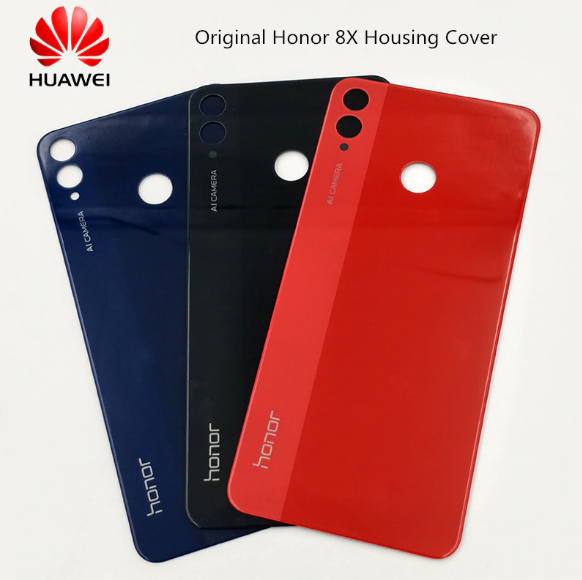 Задняя крышка для Huawei Honor 8x (JSN-21), красная - фото