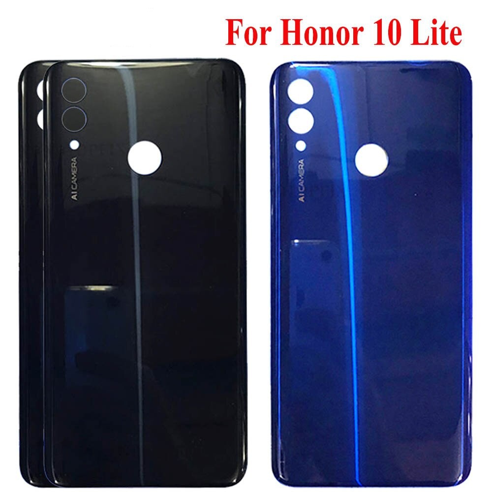 Задняя крышка для Huawei Honor 10 Lite (HRX-LX), синяя - фото
