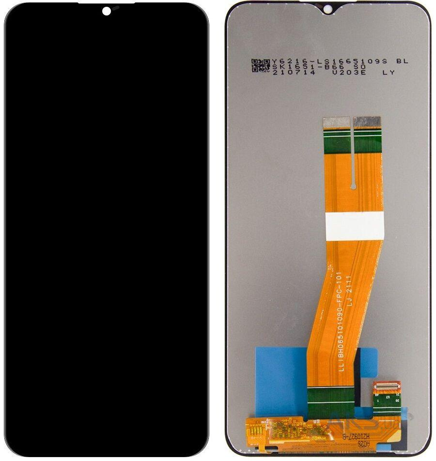 Дисплей (экран) для Samsung Galaxy A03S (A037) Original 100% с тачскрином, черный - фото