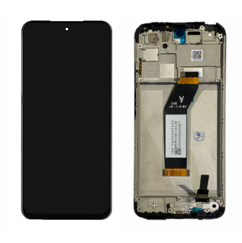 Дисплей (экран) для Xiaomi Redmi Note 11 Original 100% в раме c тачскрином, черный - фото