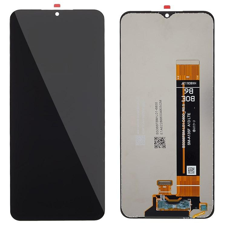 Дисплей (экран) для Samsung Galaxy A13 (A135) Original 100% с тачскрином, черный - фото