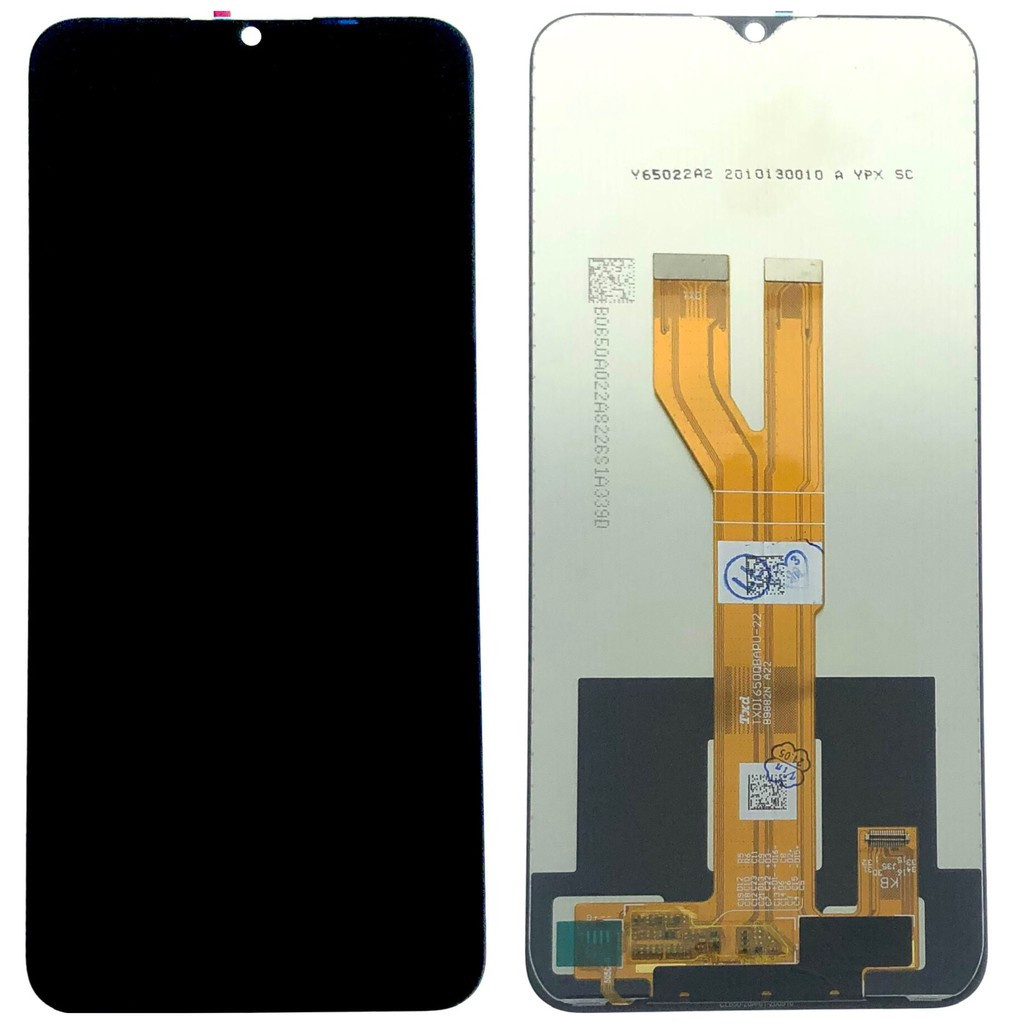 Дисплей (экран) для Realme C11 2021 с тачскрином, черный - фото