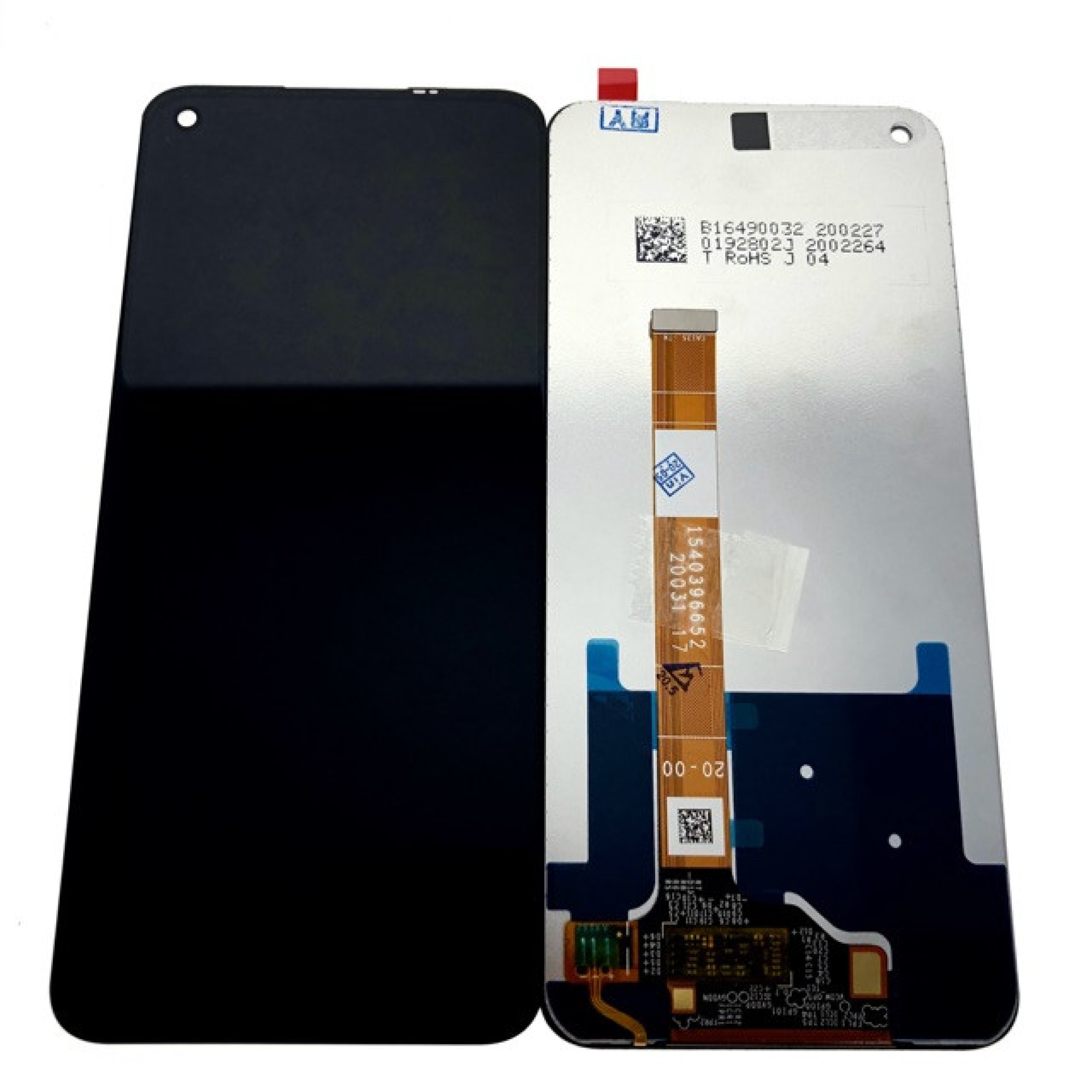 Дисплей (экран) для Realme 6 с тачскрином, черный - фото