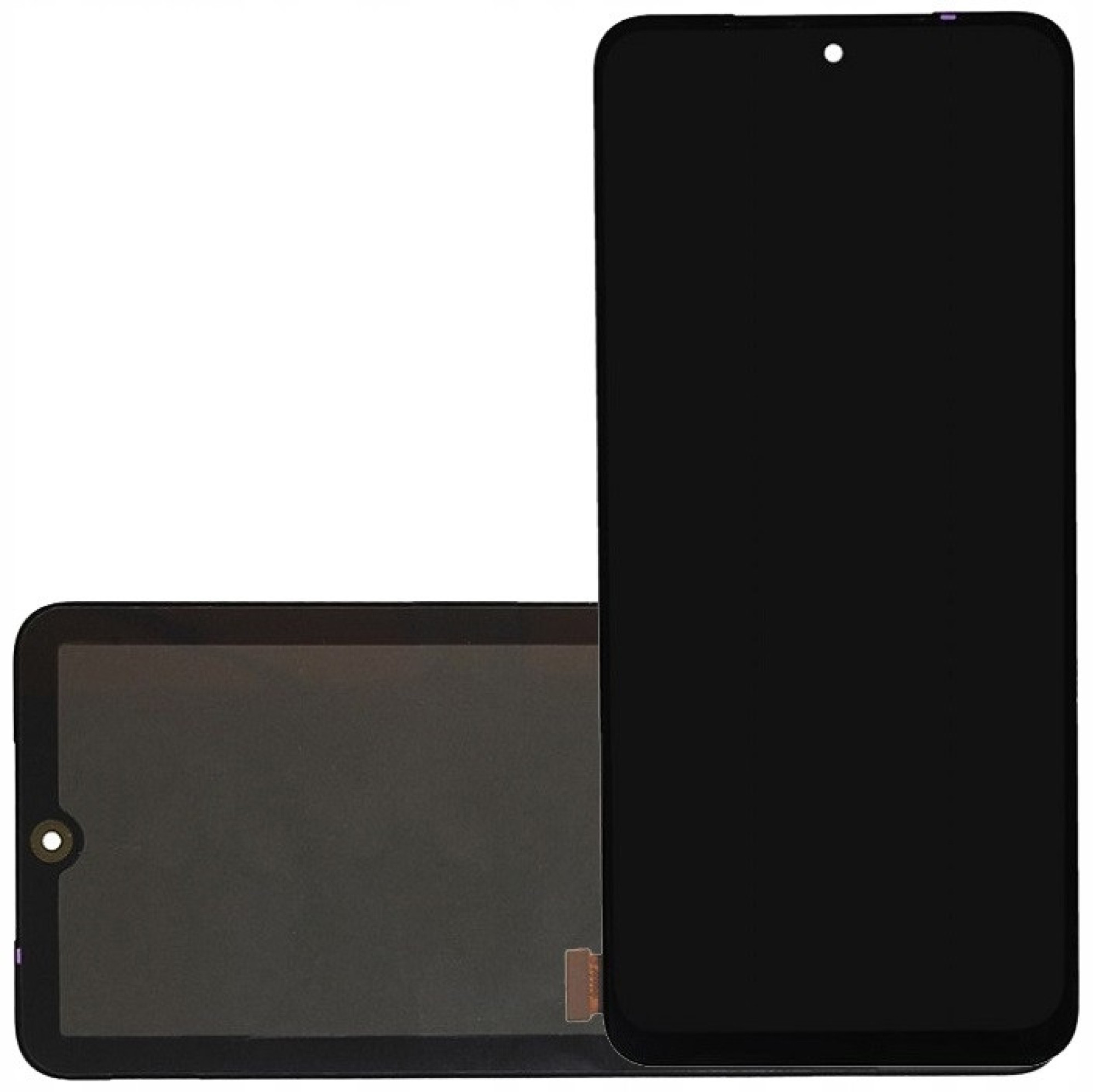 Дисплей (экран) для Xiaomi Redmi Note 10 c тачскрином и рамкой (OLED), черный - фото