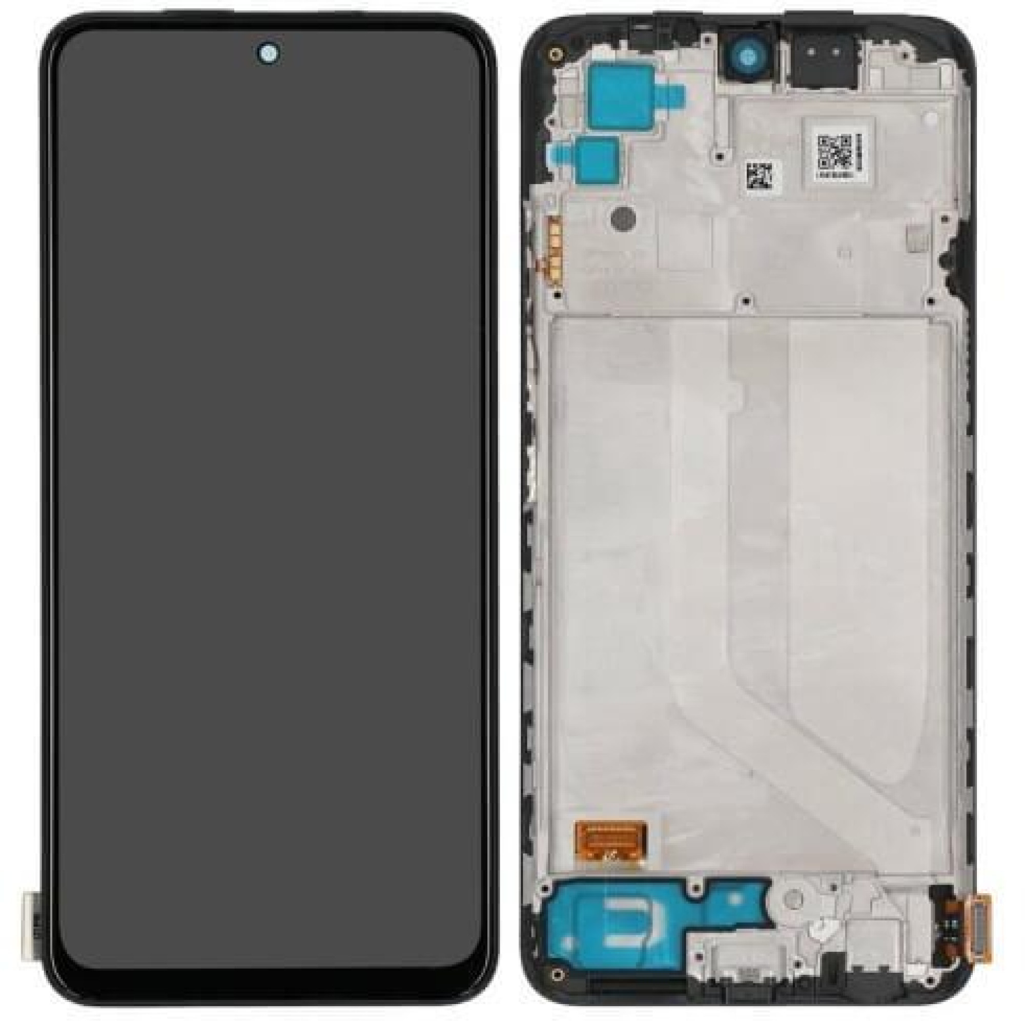 Дисплей (экран) для Xiaomi Redmi Note 10 c тачскрином и рамкой (INCELL), черный - фото