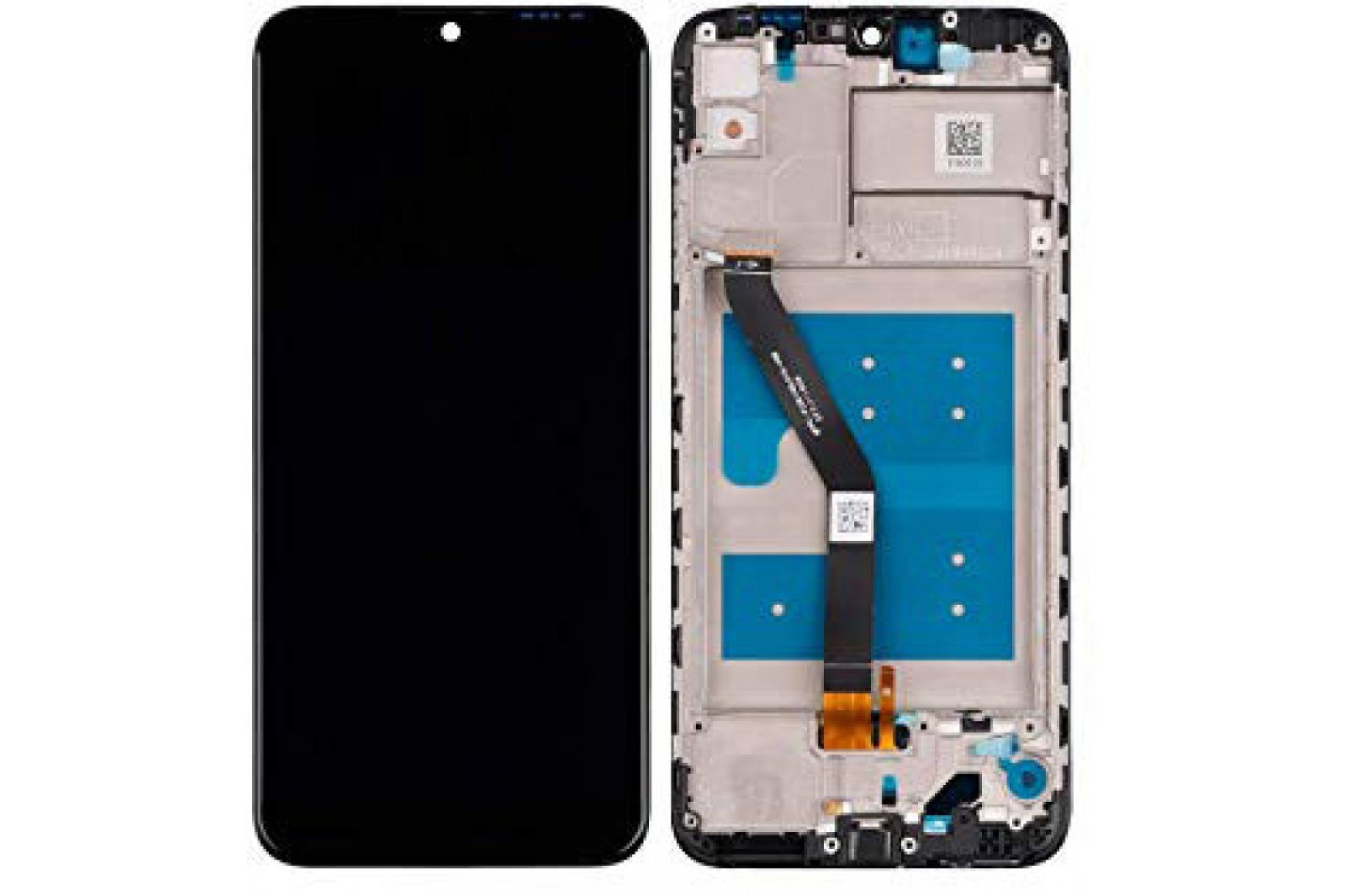 Дисплей (экран) для Huawei Y6 Prime 2019 (MRD-LX1F) с тачскрином и рамкой, черный - фото