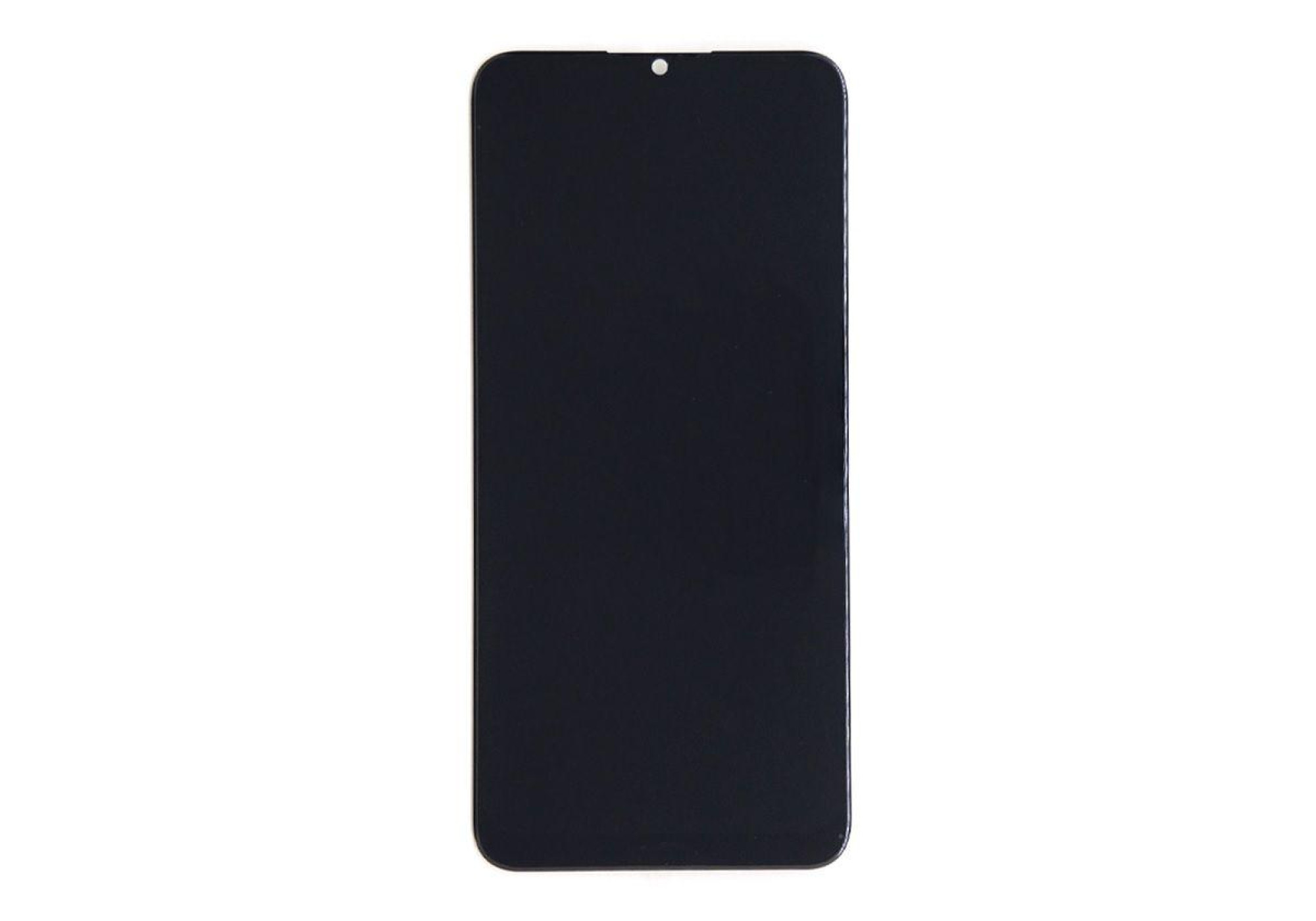 Дисплей (экран) для Samsung Galaxy A02S (A025) с тачскрином и рамкой, черный - фото