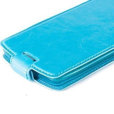 Чехол для HTC Desire 326g блокнот Experts Slim Flip Case, голубой - фото