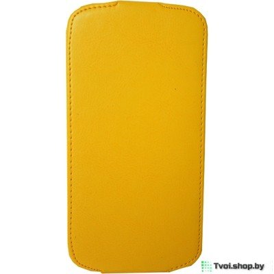 Чехол для Huawei Ascend G7 блокнот Experts Slim Flip Case LS, желтый - фото