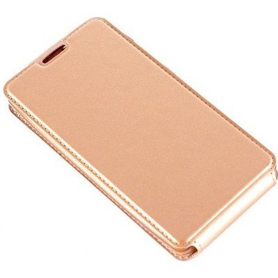 Чехол для HTC Desire 326g блокнот Experts Slim Flip Case, золотой - фото