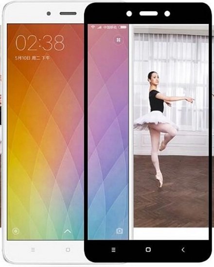 Защитное стекло - для Xiaomi Redmi Note 4X Full Screen (Black) - фото