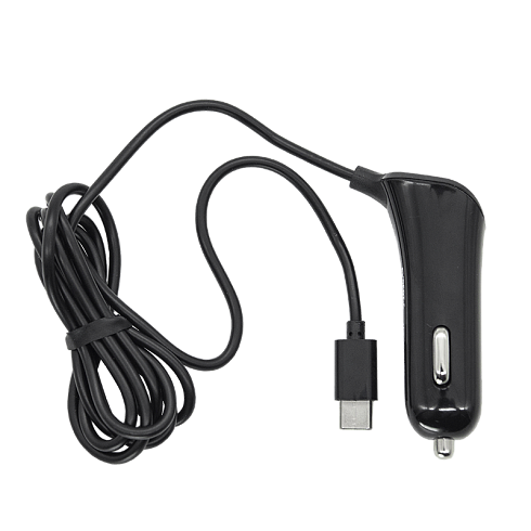 Автомобильное зарядное устройство EXPERTS CH-220 с кабелем micro USB (2.4 A), черное - фото