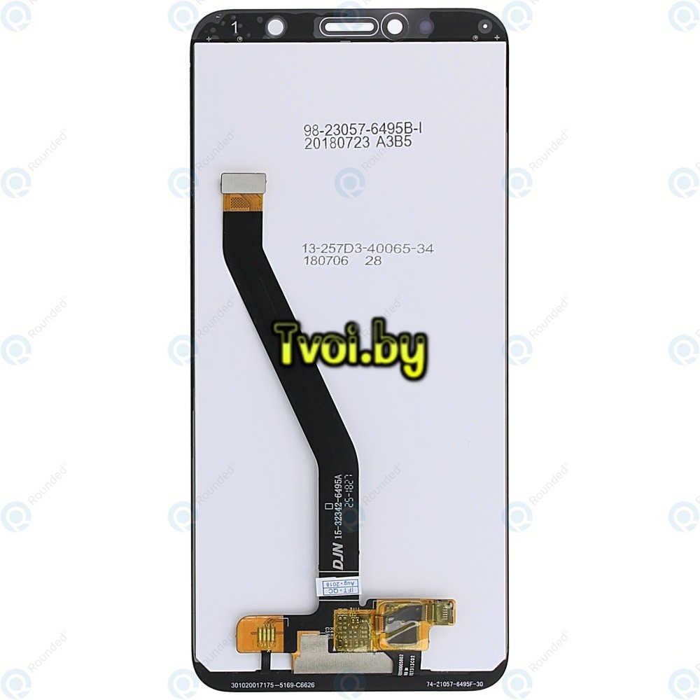 Дисплей (экран) для Huawei Y6 Prime 2018 (ATU-L31) с тачскрином, (white) - фото
