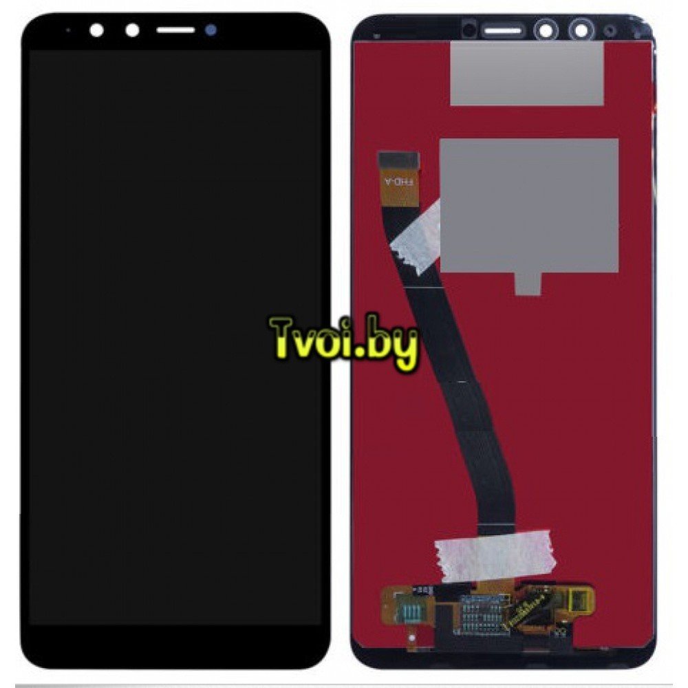 Дисплей (экран) для Huawei Y6 2018 (ATU-L21) c тачскрином, черный - фото