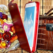 Чехол для Huawei Ascend Y5 (Y541) блокнот Experts Slim Flip Case, красный - фото