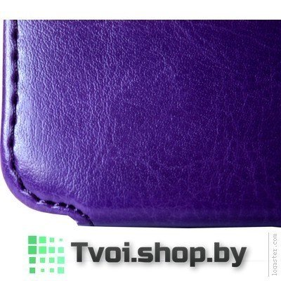 Чехол для HTC One mini блокнот Experts Slim Flip Case, фиолетовый - фото