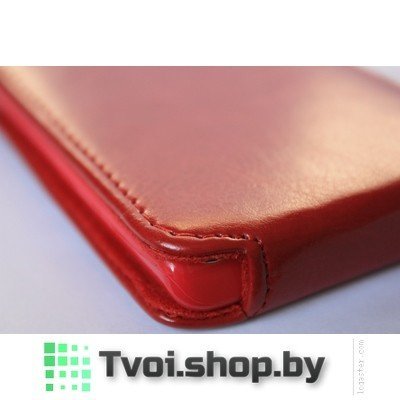 Чехол для HTC One mini блокнот Experts Slim Flip Case, красный - фото