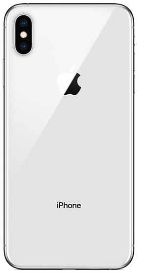 Задняя крышка для Apple iPhone XS (широкое отверстие под камеру), белая - фото