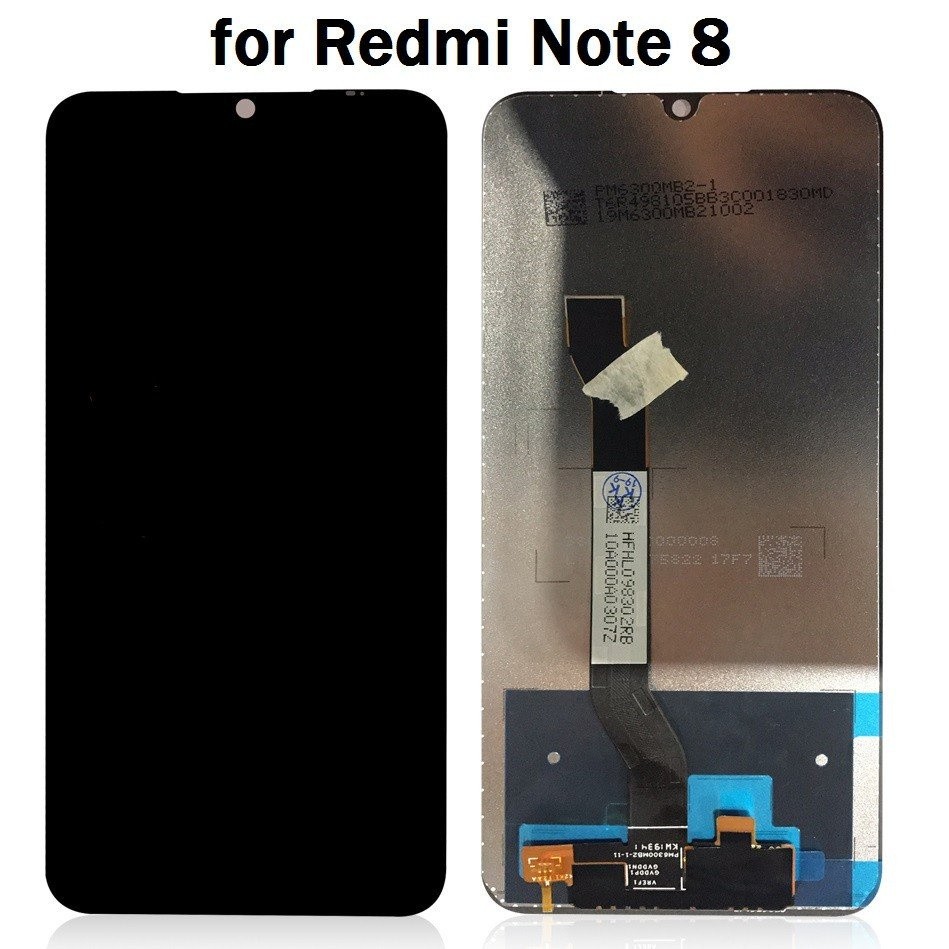 Дисплей (экран) для Xiaomi Redmi Note 8 2021 c тачскрином, черный - фото