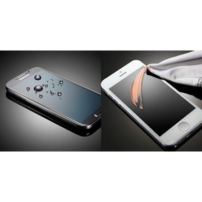 Защитное стекло для Samsung Galaxy A3 (A300) (противоударное с Олеофобным покрытием) - фото