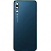 Задняя крышка для Huawei P20 Pro, синяя - фото
