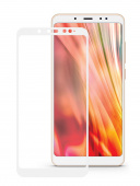 Защитное стекло для Xiaomi Redmi S2 с полной проклейкой (Full Screen), белое - фото