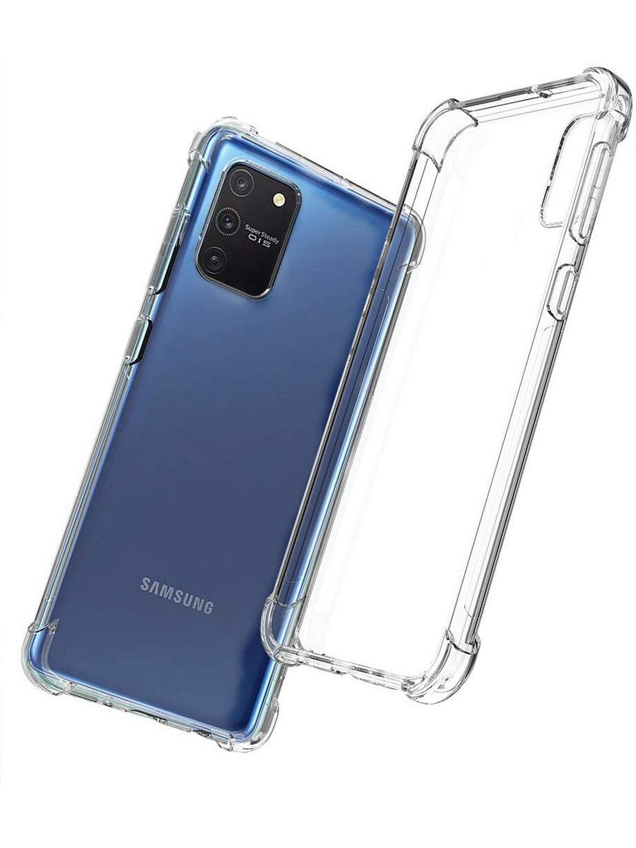 Силиконовый чехол для Samsung Galaxy A91 (2 мм), прозрачный