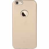 Чехол для iPhone 6/ 6s накладка Baseus золотой, кожаный - фото