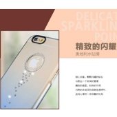 Чехол для iPhone 6 Plus накладка G-case Swarovski, прозрачный - фото