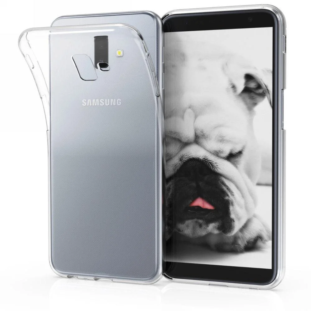 Силиконовый чехол для Samsung Galaxy J6 Plus 2018 (J610) Experts Lux, прозрачный - фото