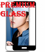 Защитное стекло для Xiaomi Mi 10 Lite (Premium Glass) с полной проклейкой (Full Screen), черное - фото