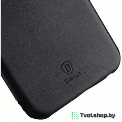 Чехол для iPhone 6/ 6s накладка Baseus черный, кожаный - фото3