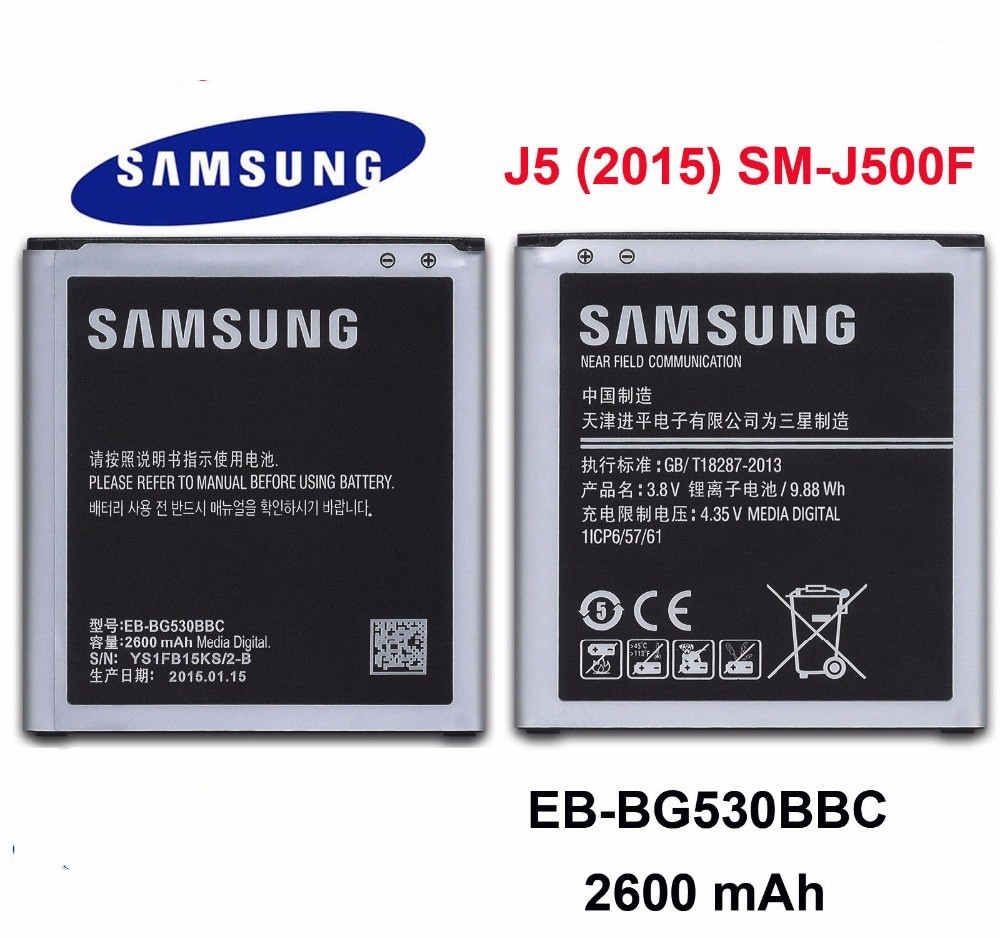 Аккумулятор для Samsung J5 J500H/DS (EB-BG530CBE), оригинальный - фото2