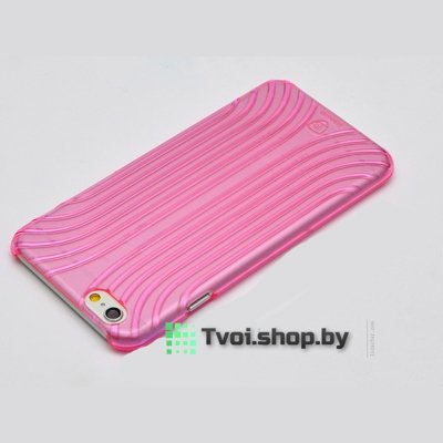 Чехол для iPhone 6/ 6s накладка Baseus для iPhone 6/ 6s 3D пластик, розовый - фото3