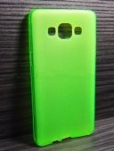 Чехол для Samsung Galaxy A7 (A700F) матовый силикон Experts TPU Case, зеленый - фото
