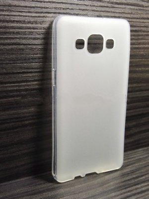 Чехол для Samsung Galaxy A7 (A700F) матовый силикон Experts TPU Case, прозрачный - фото2