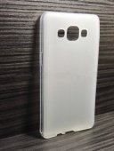 Чехол для Samsung Galaxy A7 (A700F) матовый силикон Experts TPU Case, прозрачный - фото
