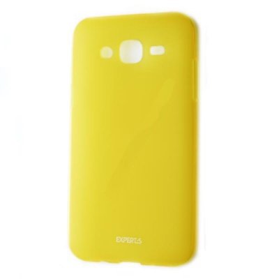 Чехол для Samsung Galaxy A5 (A500F) матовый силикон Experts TPU Case, желтый - фото