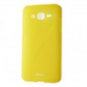 Чехол для Samsung Galaxy J7 (J700H) матовый силикон Experts TPU Case, желтый - фото