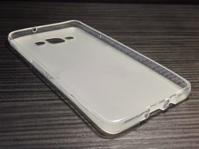 Чехол для Samsung Galaxy J1 (J100H) матовый силикон Experts, прозрачный - фото3