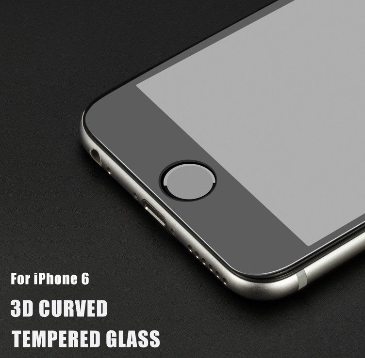Защитное стекло для iPhone 7 Full Screen 3D, black - фото