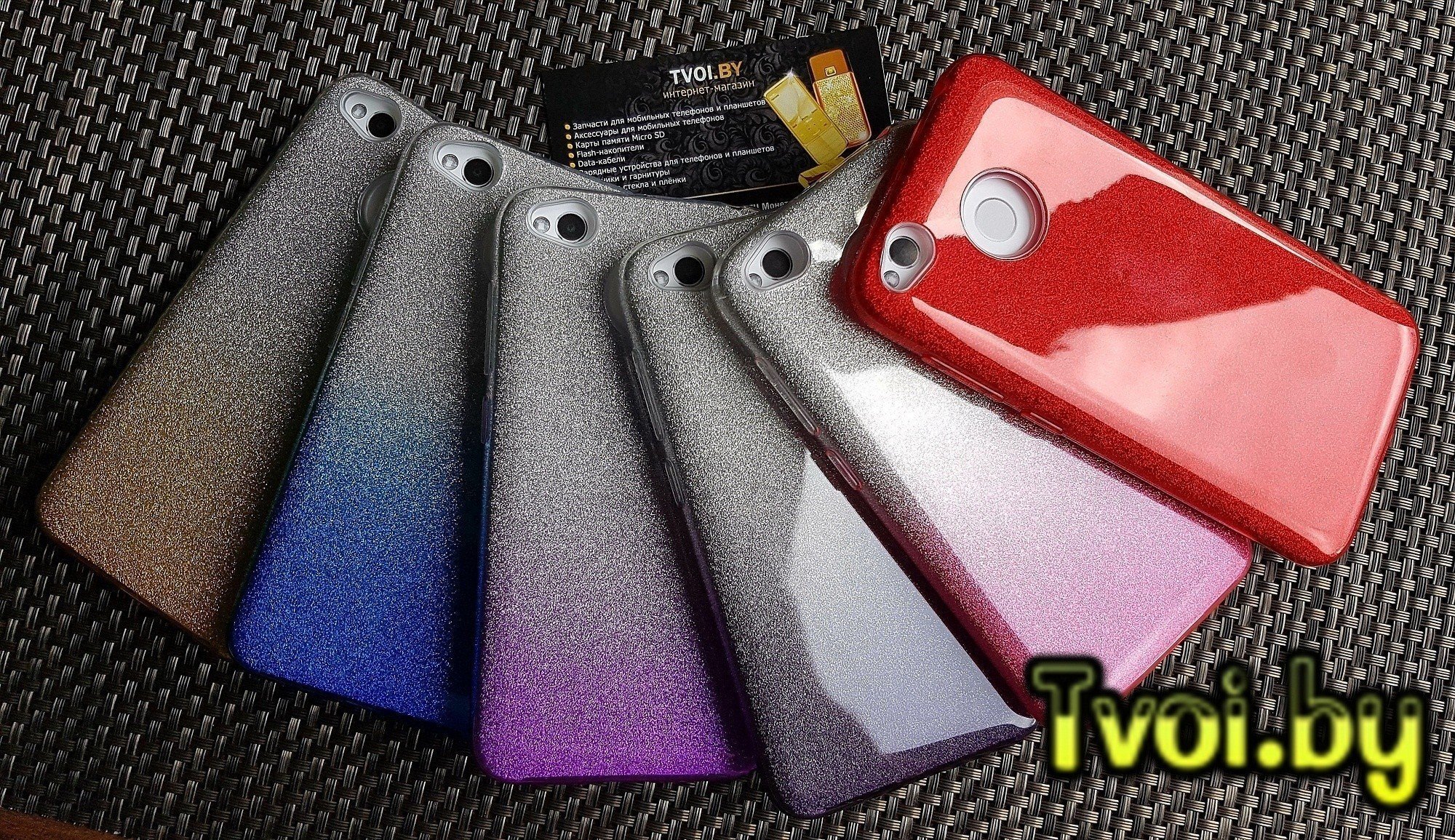 Чехол для Xiaomi Redmi 4x накладка Fashion (3 в 1), черный - фото2
