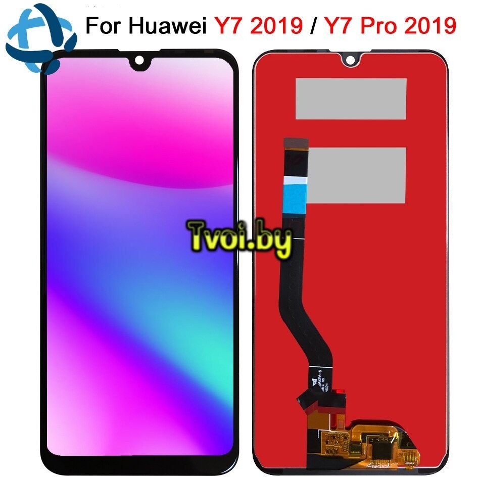 Дисплей (экран) для Huawei Y7 Pro 2019 (DUB-LX2) с тачскрином, черный