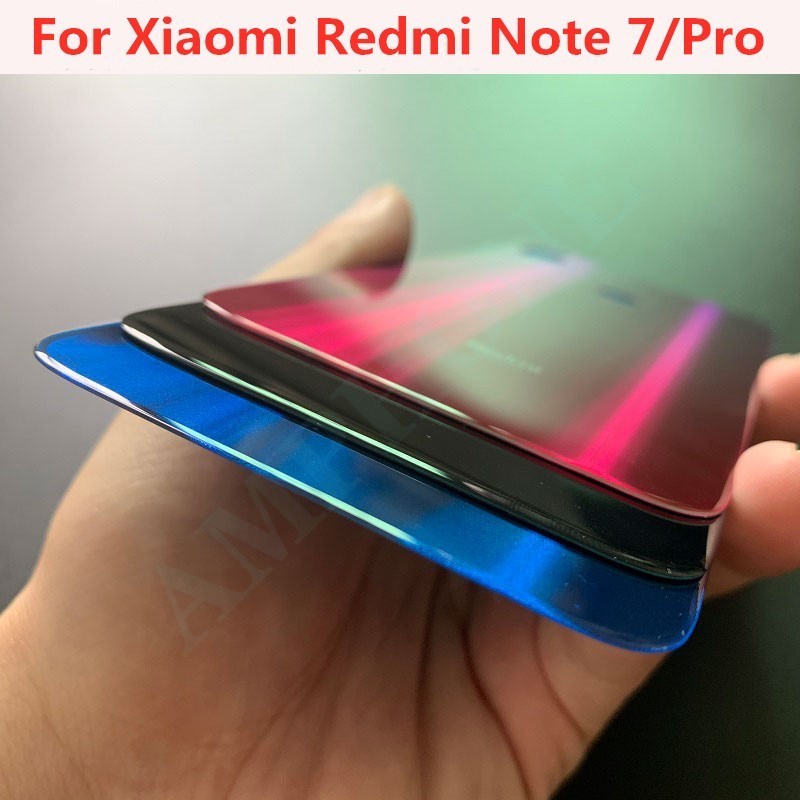 Задняя крышка для Xiaomi Redmi Note 7 pro, чёрная - фото4