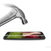 Защитное стекло для Huawei Y5 Prime (2018) с полной проклейкой (Full Screen), белое - фото