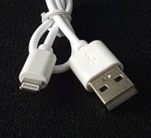 Кабель USB - Lightning для iPhone 20 см, Taiwan - фото