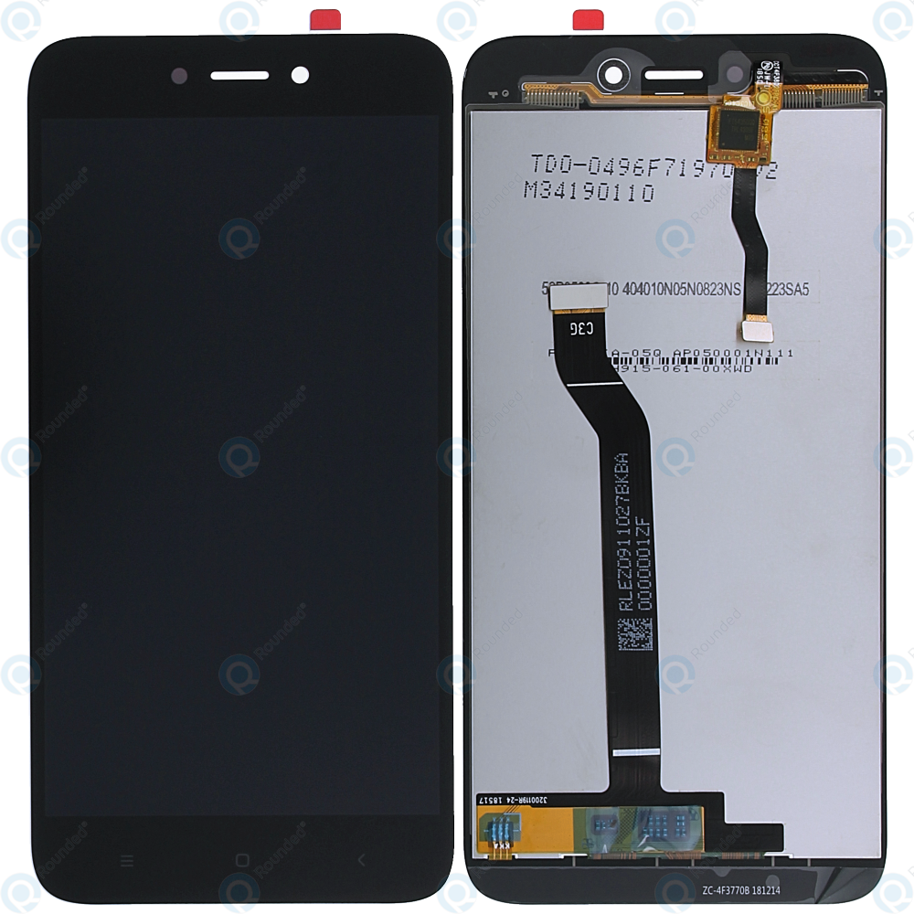 Дисплей (экран) для Xiaomi Redmi GO c тачскрином, черный - фото