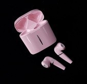 Беспроводные наушники HX03 TWS, розовые - фото