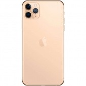 Задняя крышка для Apple iPhone 11 Pro Max (широкое отверстие под камеру), золотая - фото