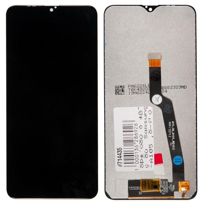 Дисплей (экран) для Samsung Galaxy M10 (M105) с тачскрином, черный - фото